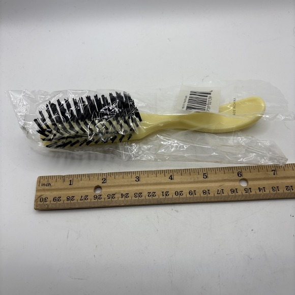 McKesson Hairbrush HB-01 Ivory Plastic Handle Black Bristles 7" NEW Open - Picture 5 of 5